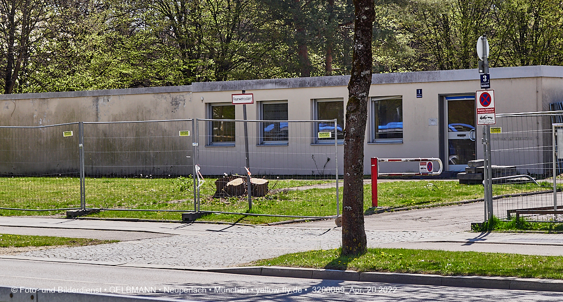 20.04.2022 - Baustelle am Haus für Kinder in Neuperlach
